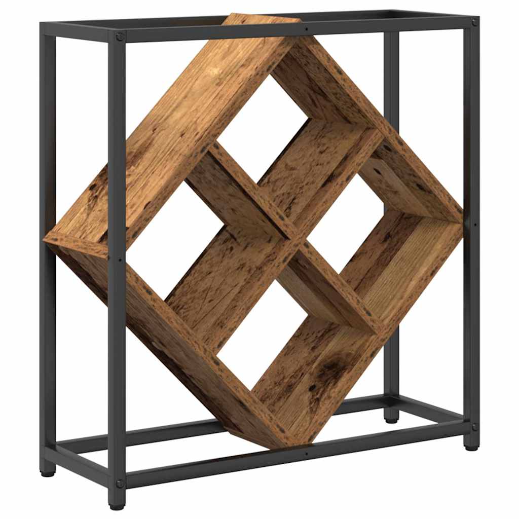 Étagère à vin Bois ancien 51 x 18 x 52,5 cm Bois d'ingénierie