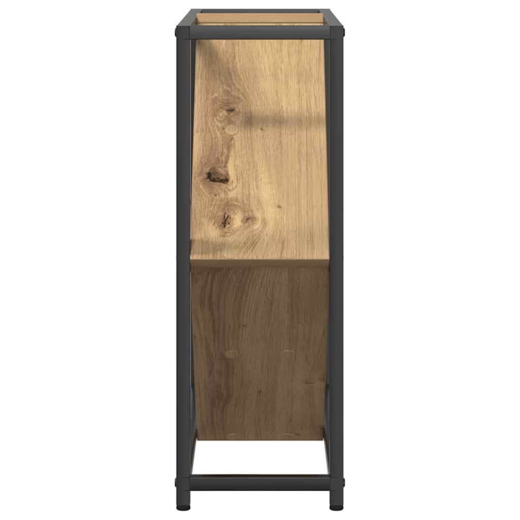 Étagère à vin chêne artisanal 51 x 18 x 52,5 cm
