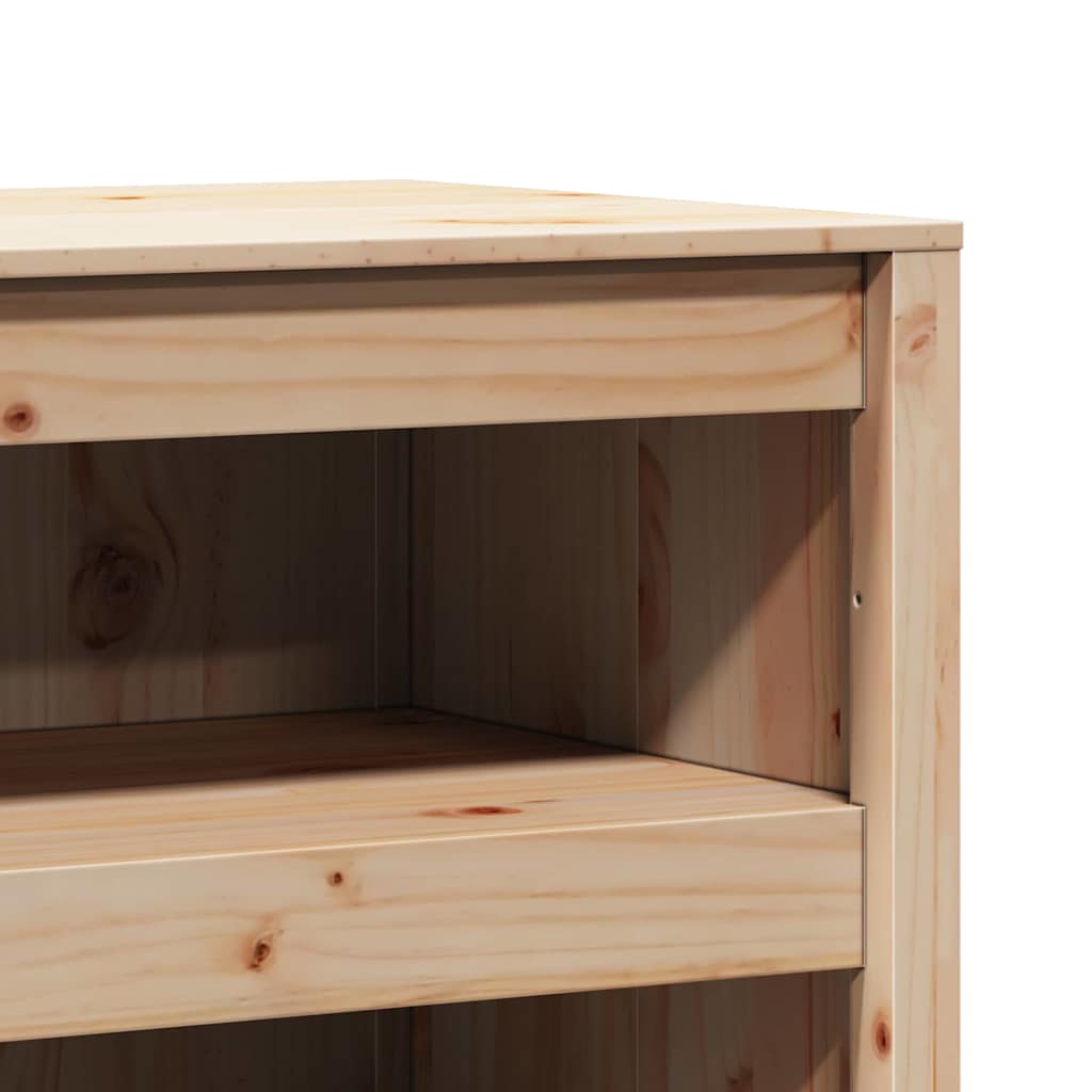 Armoire de cuisine Marron 106 x 55 x 64 cm Bois de pin massif