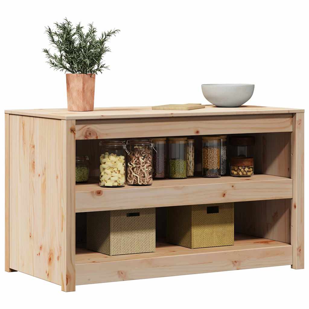Armoire de cuisine Marron 106 x 55 x 64 cm Bois de pin massif