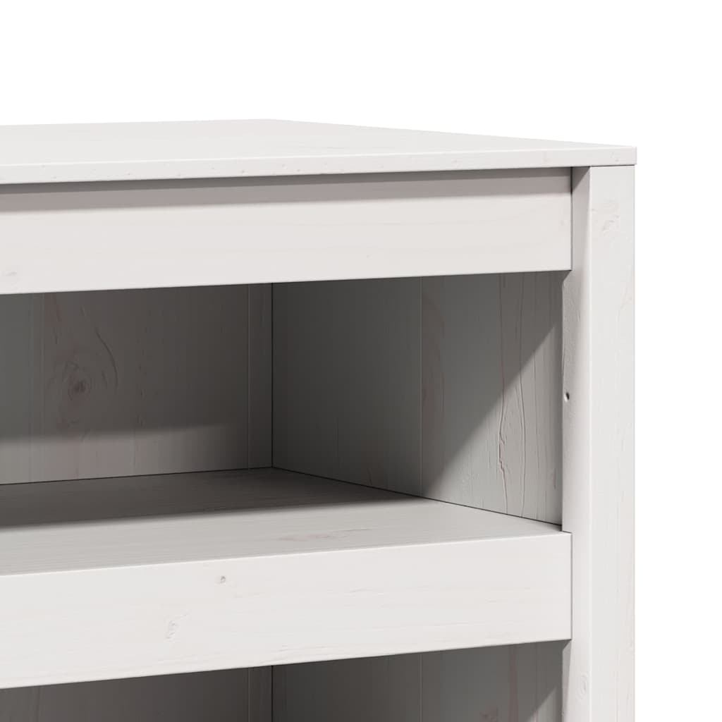 Armoire de cuisine Blanc 106 x 55 x 64 cm Bois de pin massif