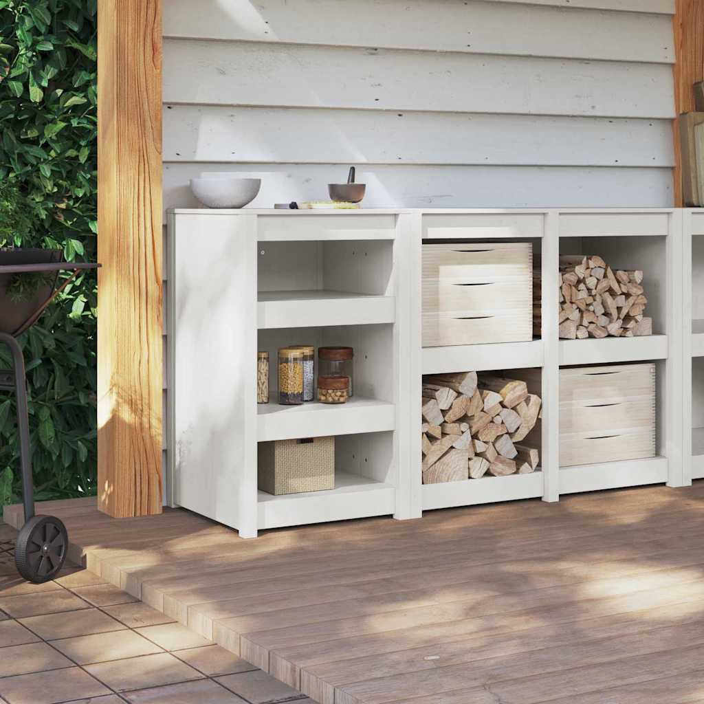 Armoire de cuisine Blanc 55 x 55 x 92 cm Bois de pin massif