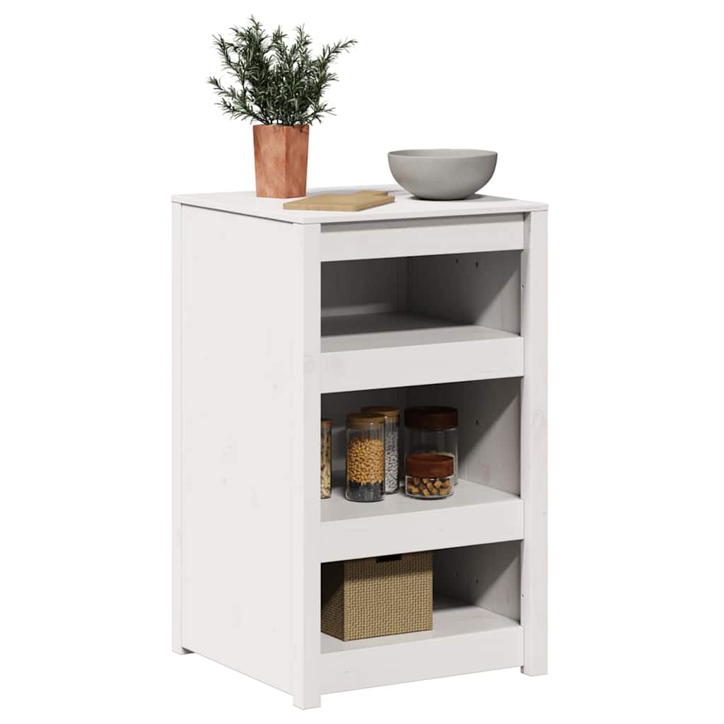 Armoire de cuisine Blanc 55 x 55 x 92 cm Bois de pin massif