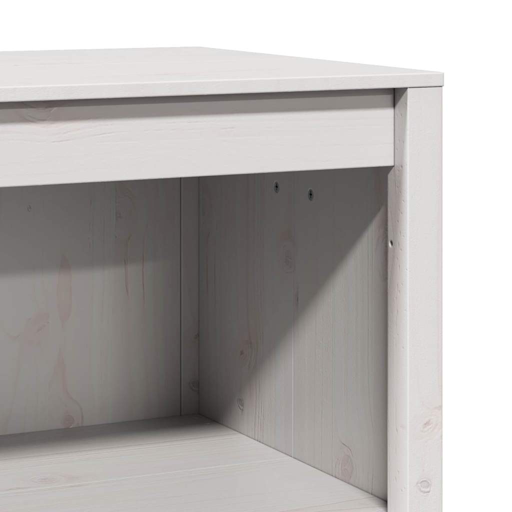 Armoire de cuisine Blanc 106 x 55 x 92 cm Bois de pin massif