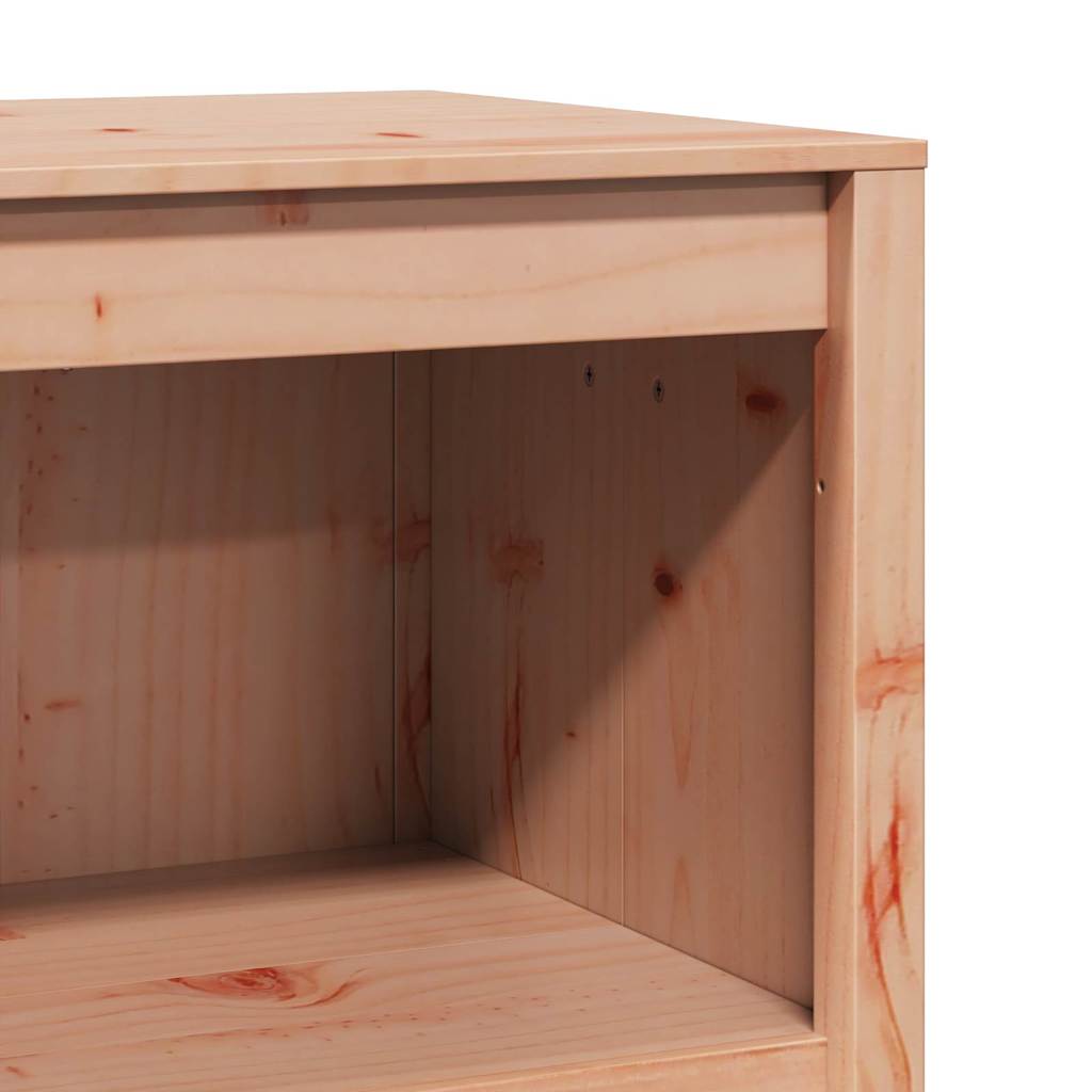 Armoire de cuisine Marron 106 x 55 x 92 cm douglas massif