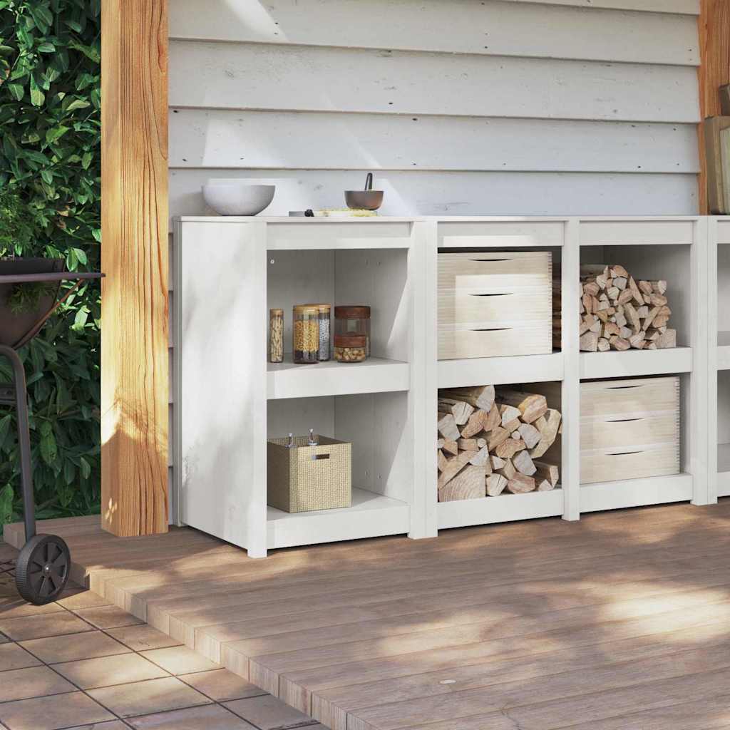 Armoire de cuisine Blanc 55 x 55 x 92 cm Bois de pin massif