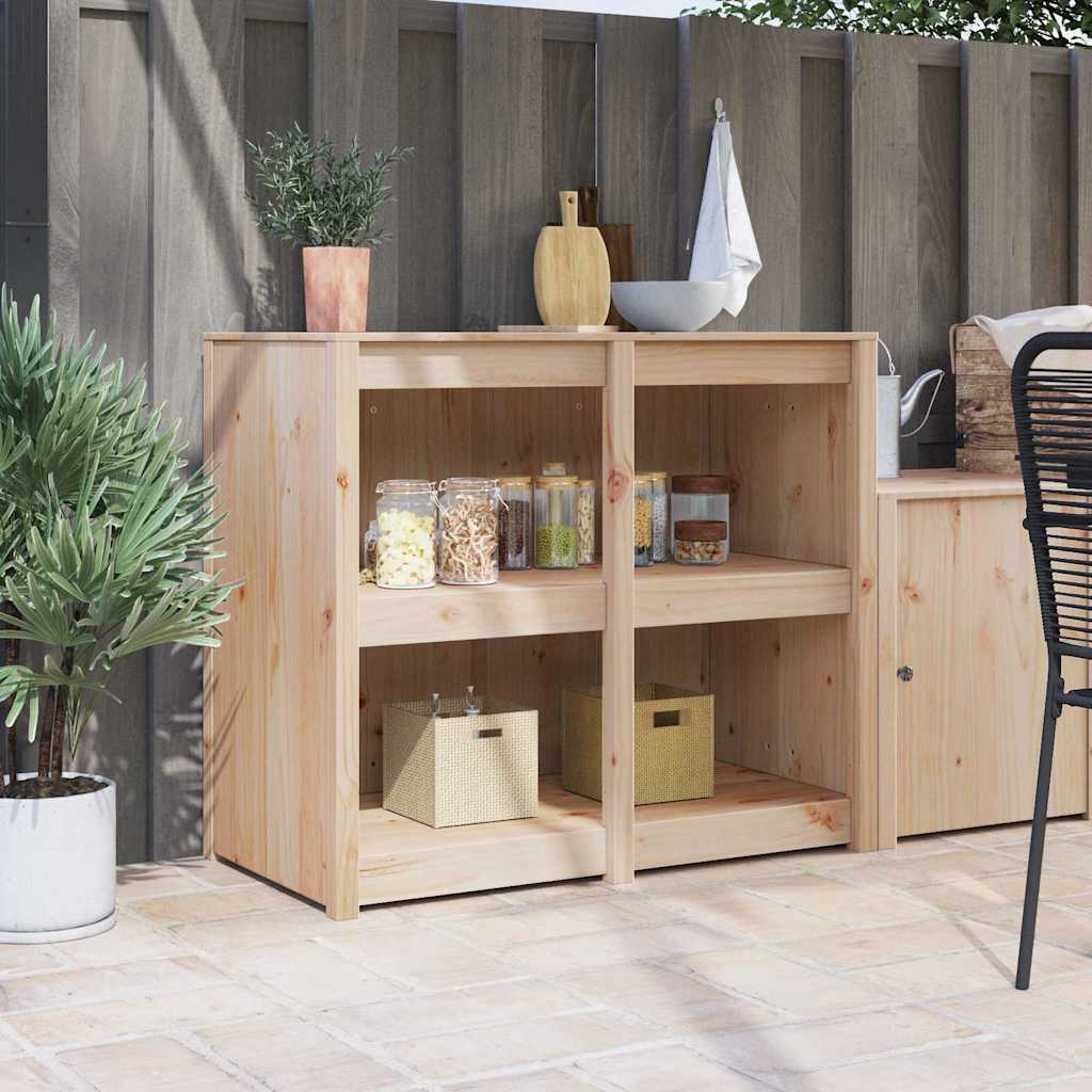 Armoire de cuisine Marron 106 x 55 x 92 cm Bois de pin massif