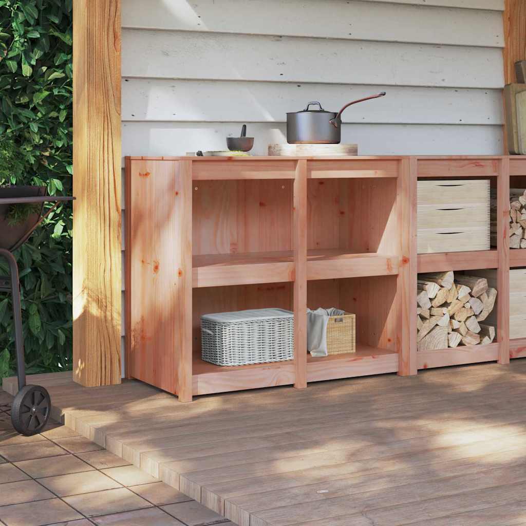 Armoire de cuisine Marron 106 x 55 x 92 cm douglas massif