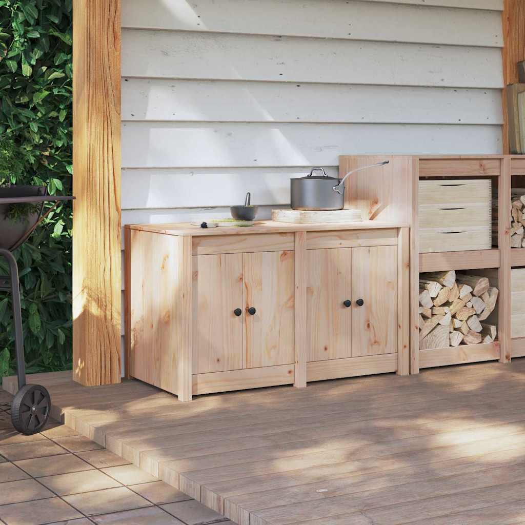 Armoire de cuisine Marron 106 x 55 x 64 cm Bois de pin massif