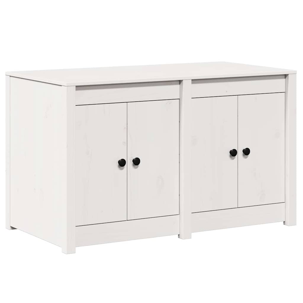 Armoire de cuisine Blanc 106 x 55 x 64 cm Bois de pin massif