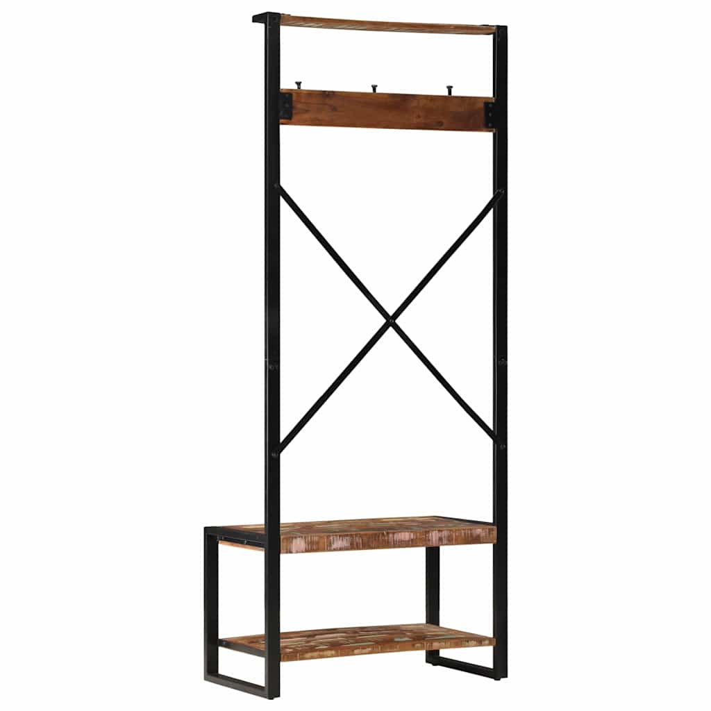Porte-vêtements multicolore 80x40x190 cm