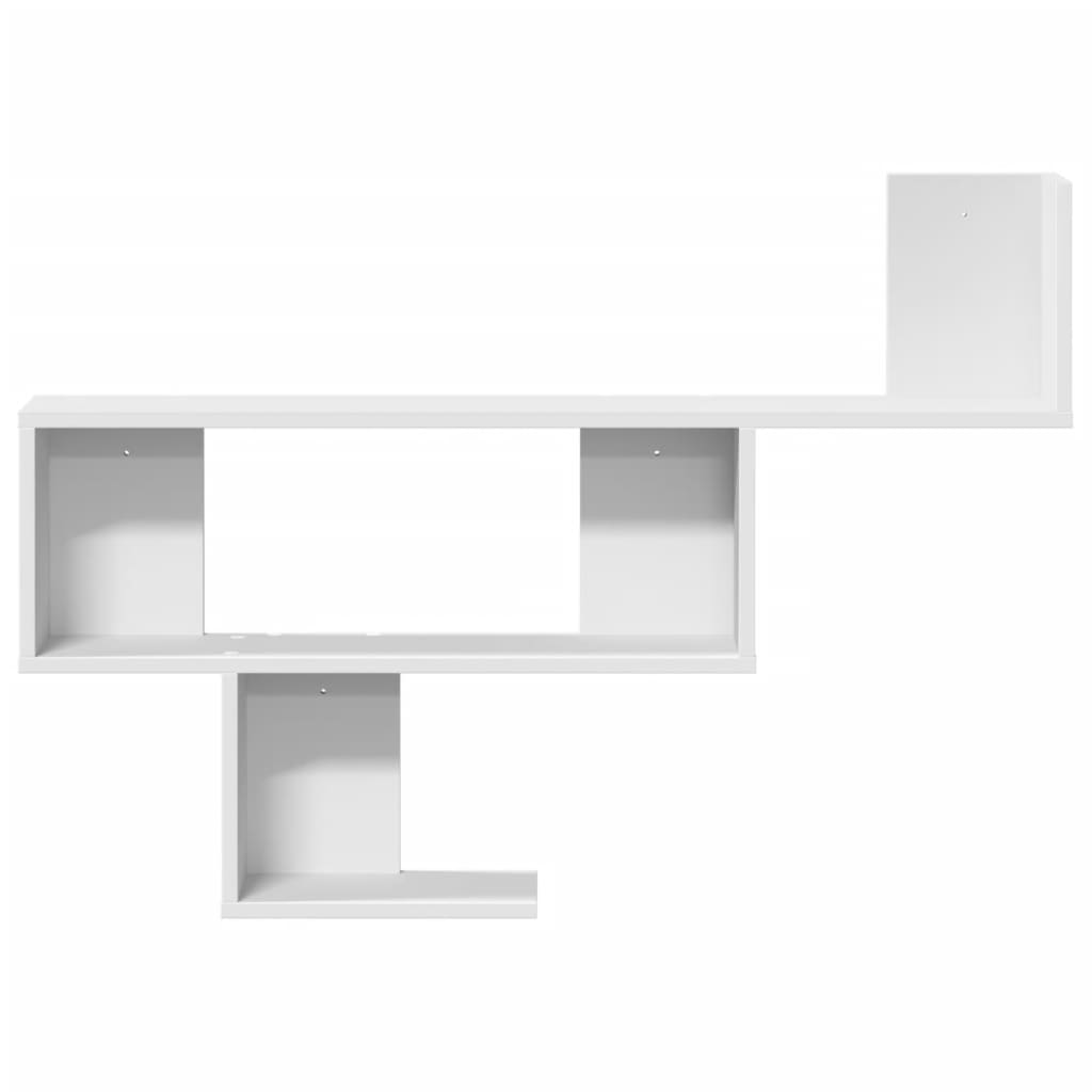 Étagère murale blanc 100x15x70 cm bois d'ingénierie