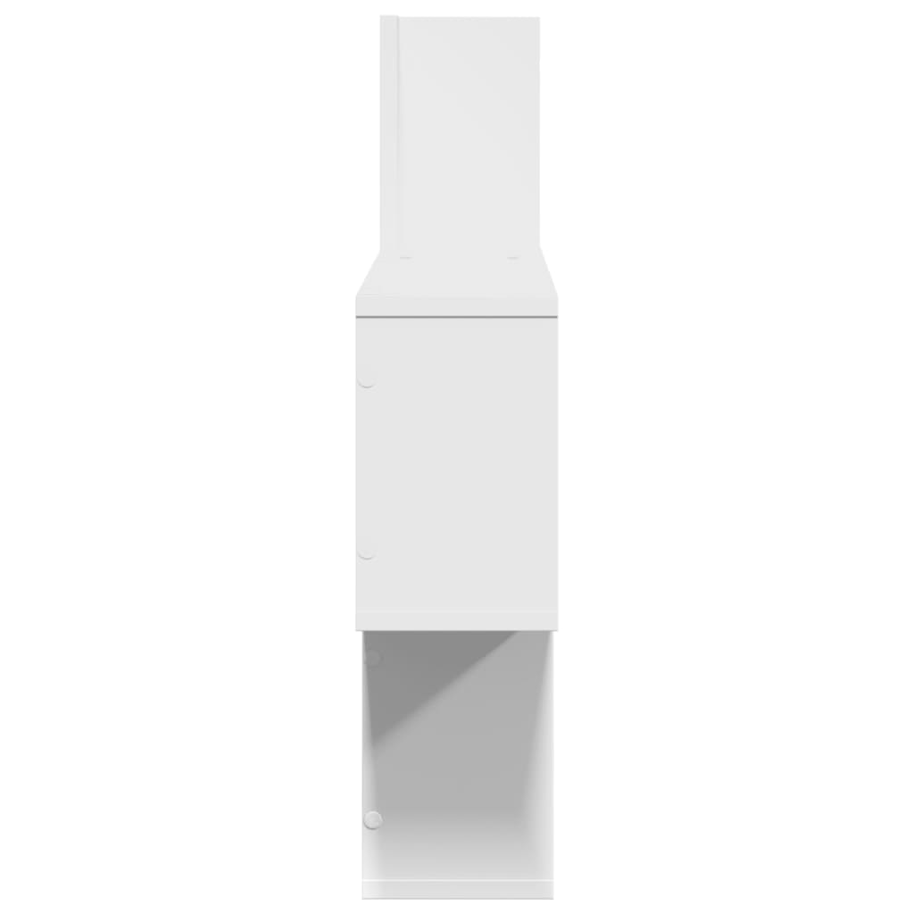 Étagère murale blanc 100x15x70 cm bois d'ingénierie