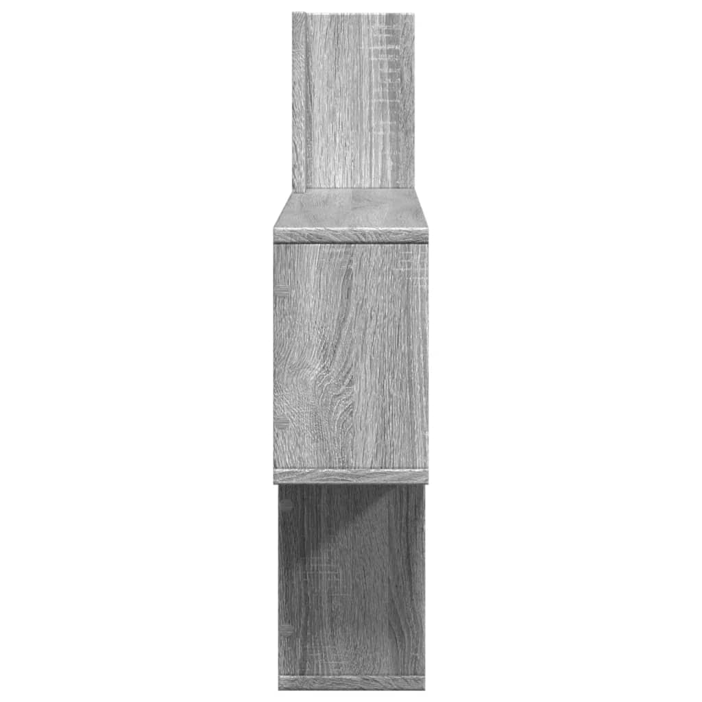 Étagère murale sonoma gris 100x15x70 cm bois ingénierie