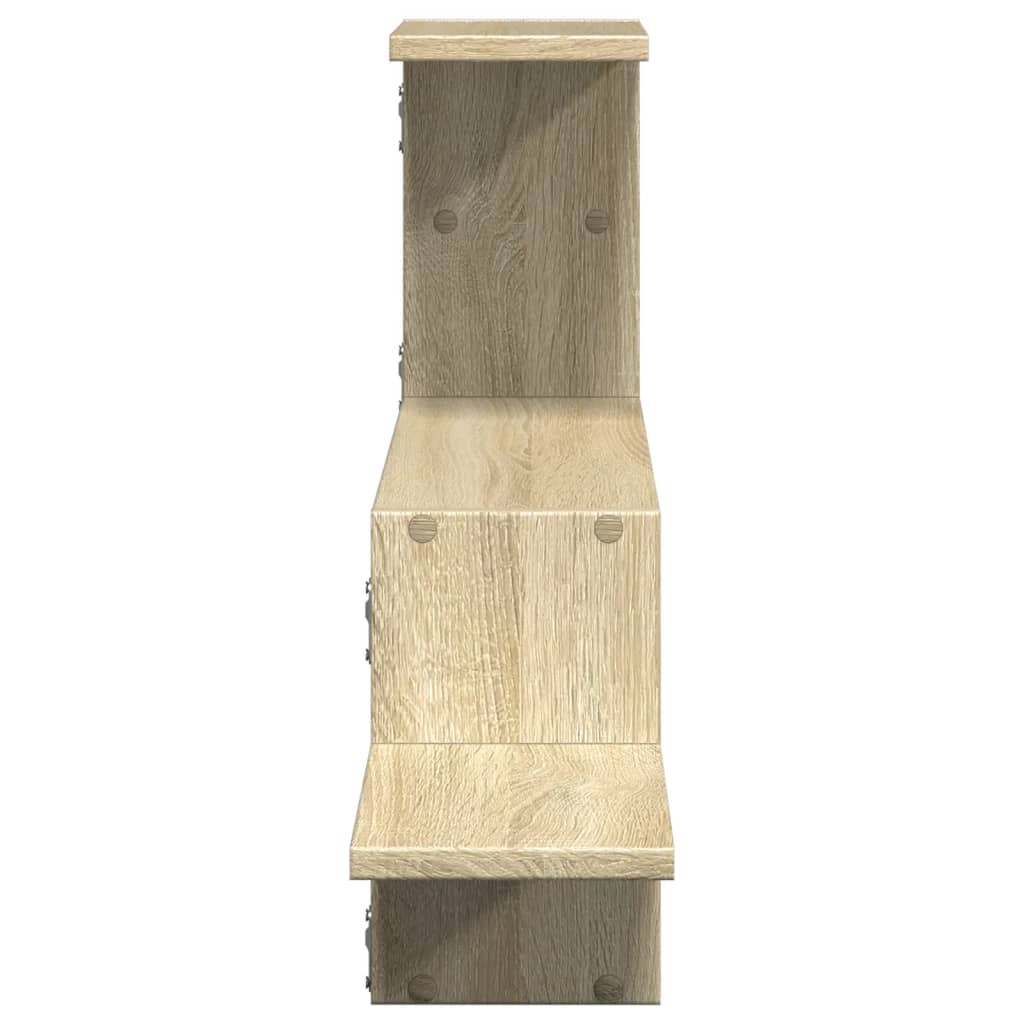 Étagère murale chêne sonoma 104x15x49 cm bois d'ingénierie