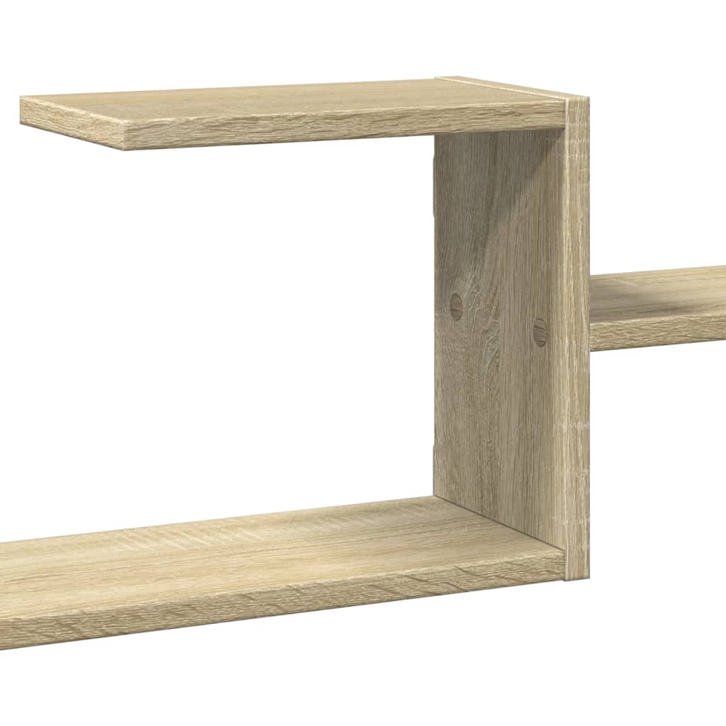 Étagère murale chêne sonoma 104x15x49 cm bois d'ingénierie