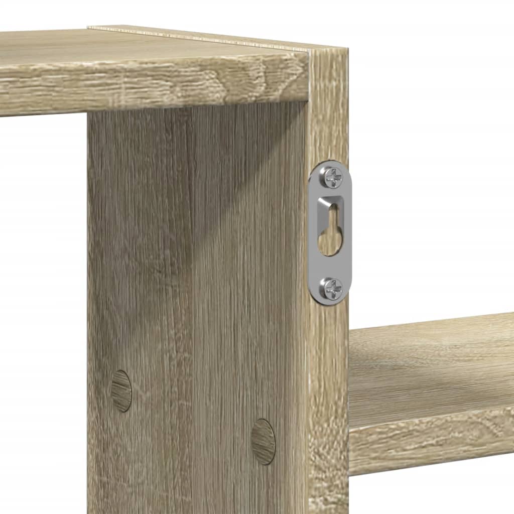 Étagère murale chêne sonoma 104x15x49 cm bois d'ingénierie
