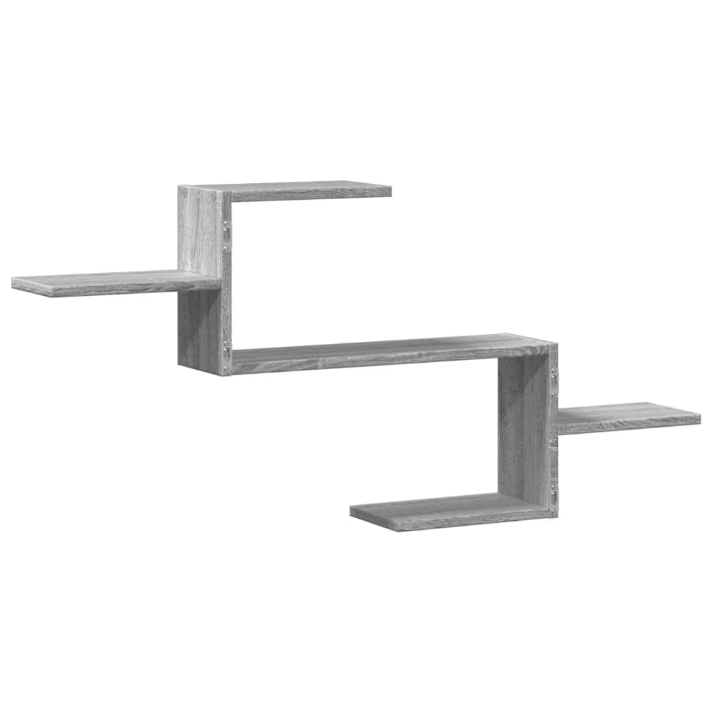 Étagère murale sonoma gris 104x15x49 cm bois ingénierie