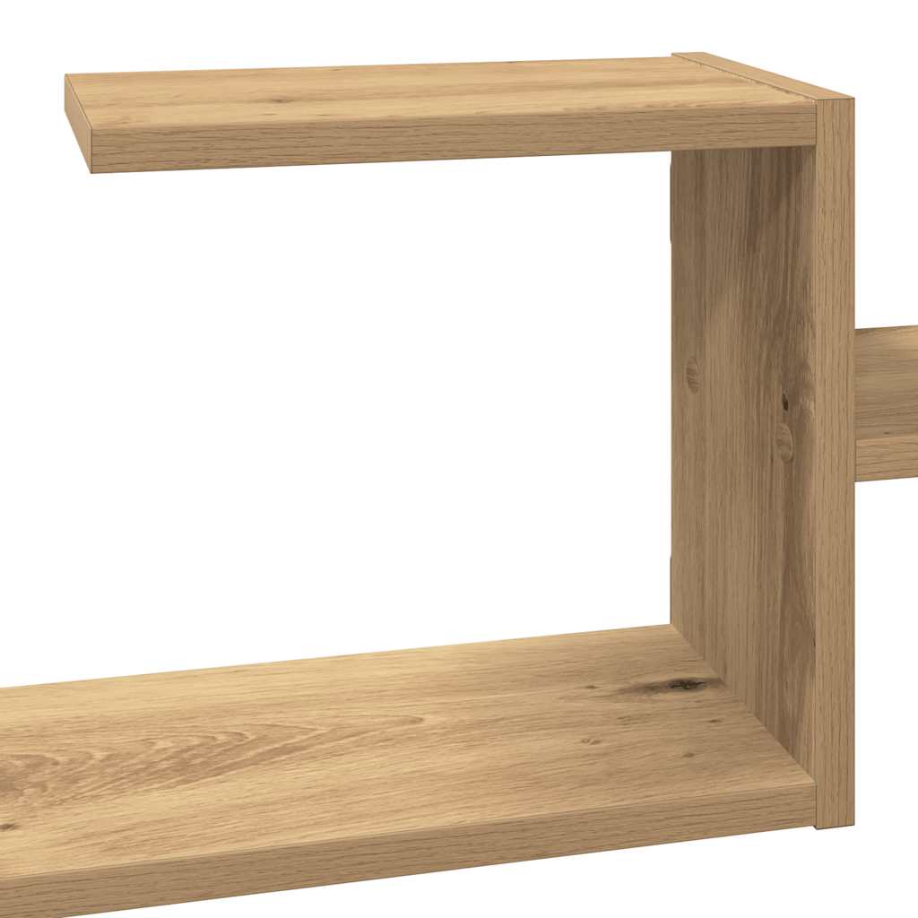 Étagère murale chêne artisanal 104x15x49 cm bois d'ingénierie