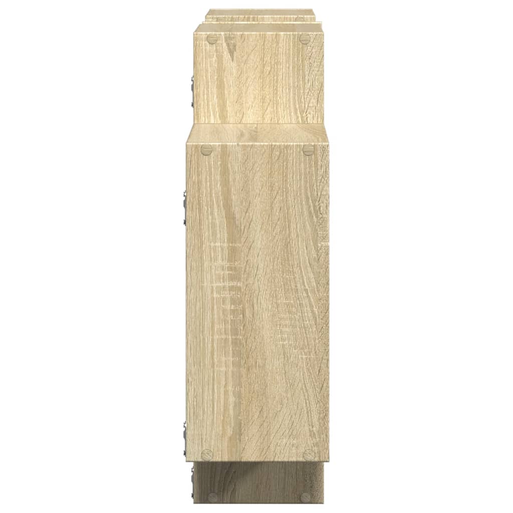 Étagère murale chêne sonoma 159x18x65 cm bois d'ingénierie