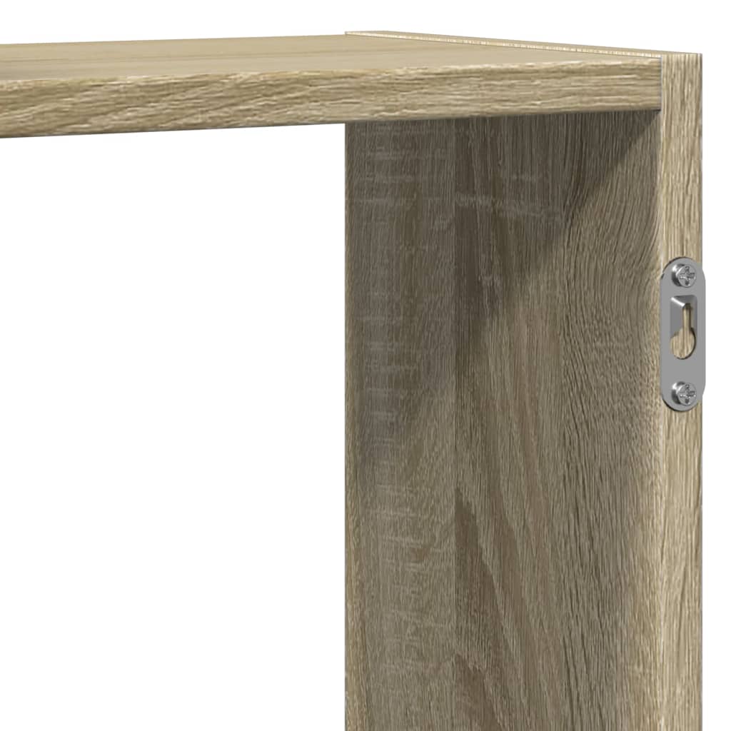 Étagère murale chêne sonoma 159x18x65 cm bois d'ingénierie