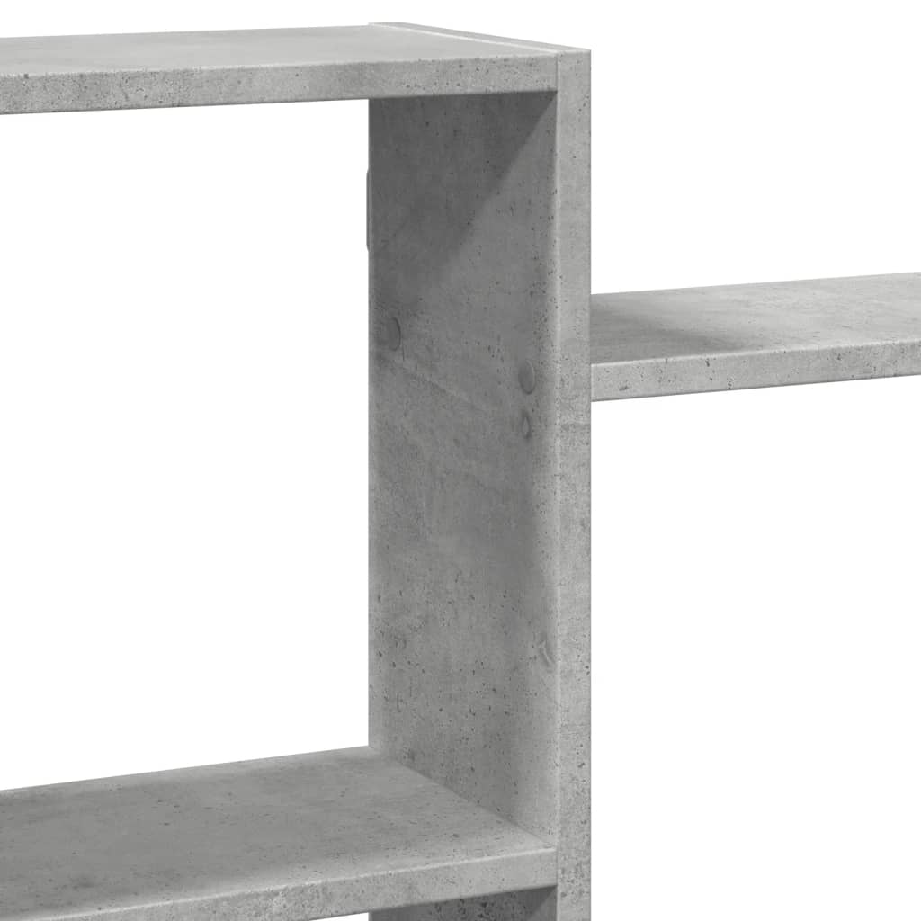 Étagère murale gris béton 159x18x65 cm bois d'ingénierie