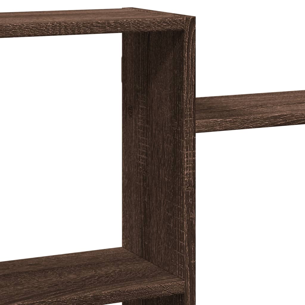 Étagère murale chêne marron 159x18x65 cm bois d'ingénierie