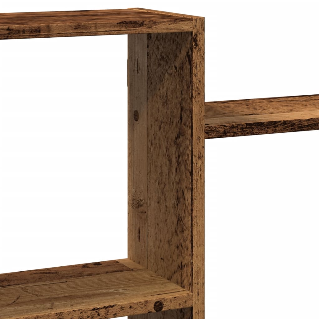 Étagère murale vieux bois 159x18x65 cm bois d'ingénierie