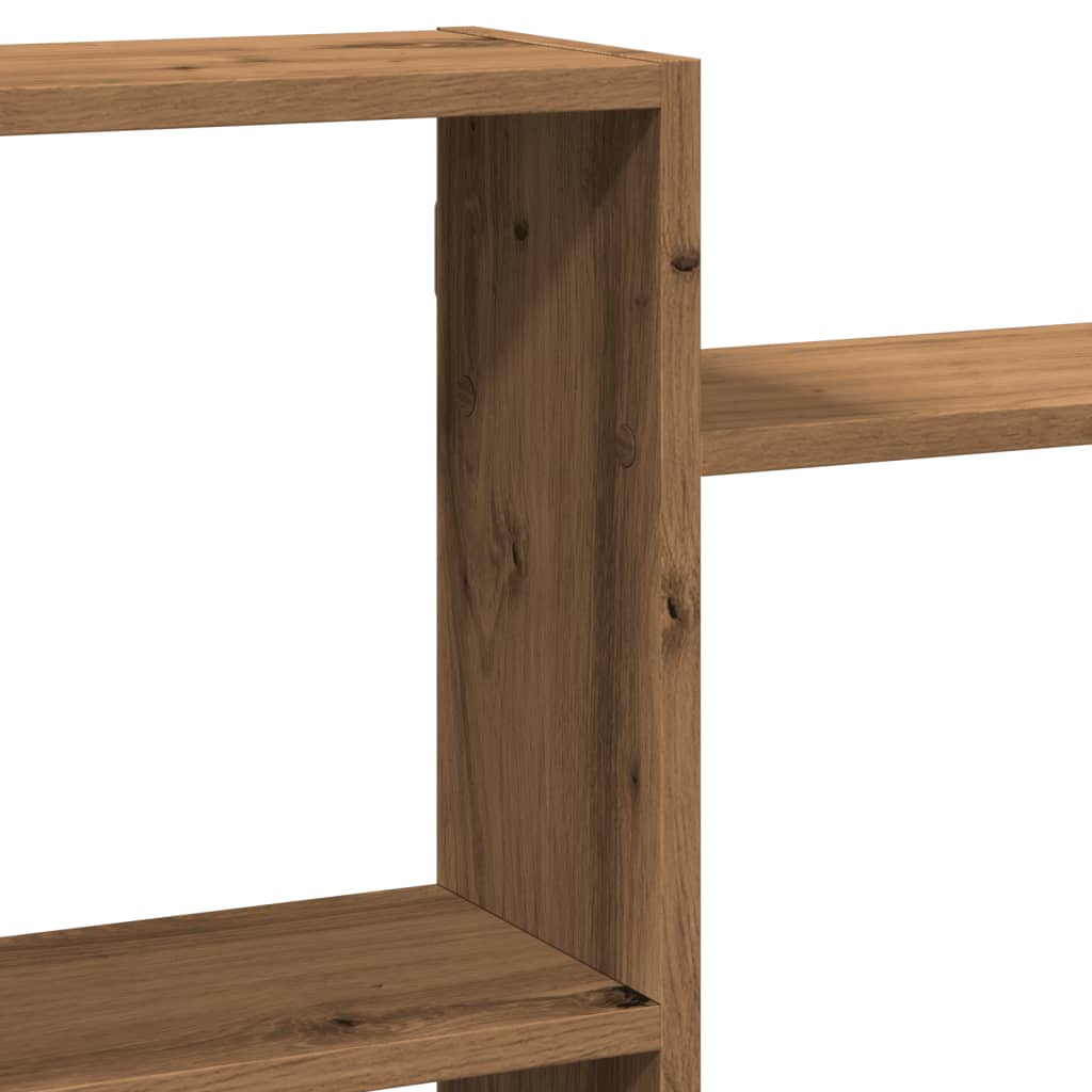 Étagère murale chêne artisanal 159x18x65 cm bois d'ingénierie