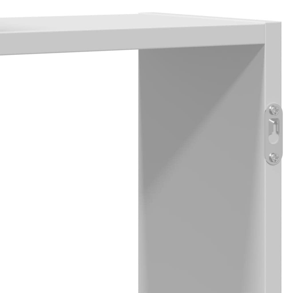 Étagère murale blanc 129x18x42 cm bois d'ingénierie