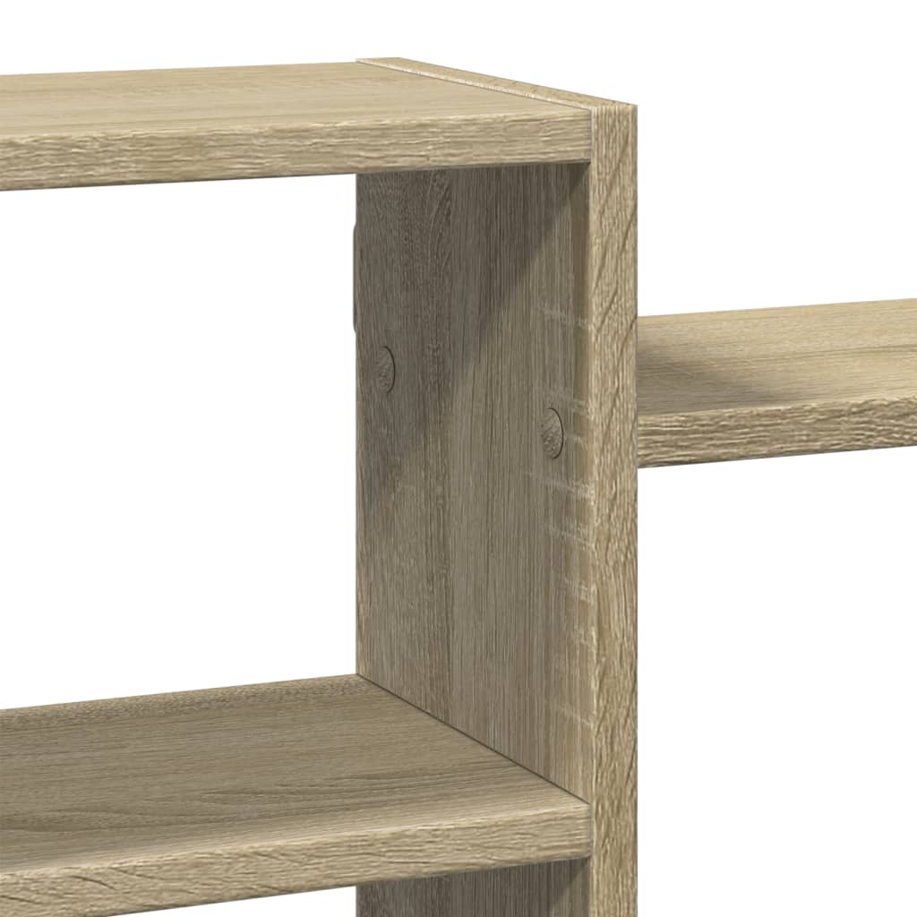 Étagère murale chêne sonoma 129x18x42 cm bois d'ingénierie