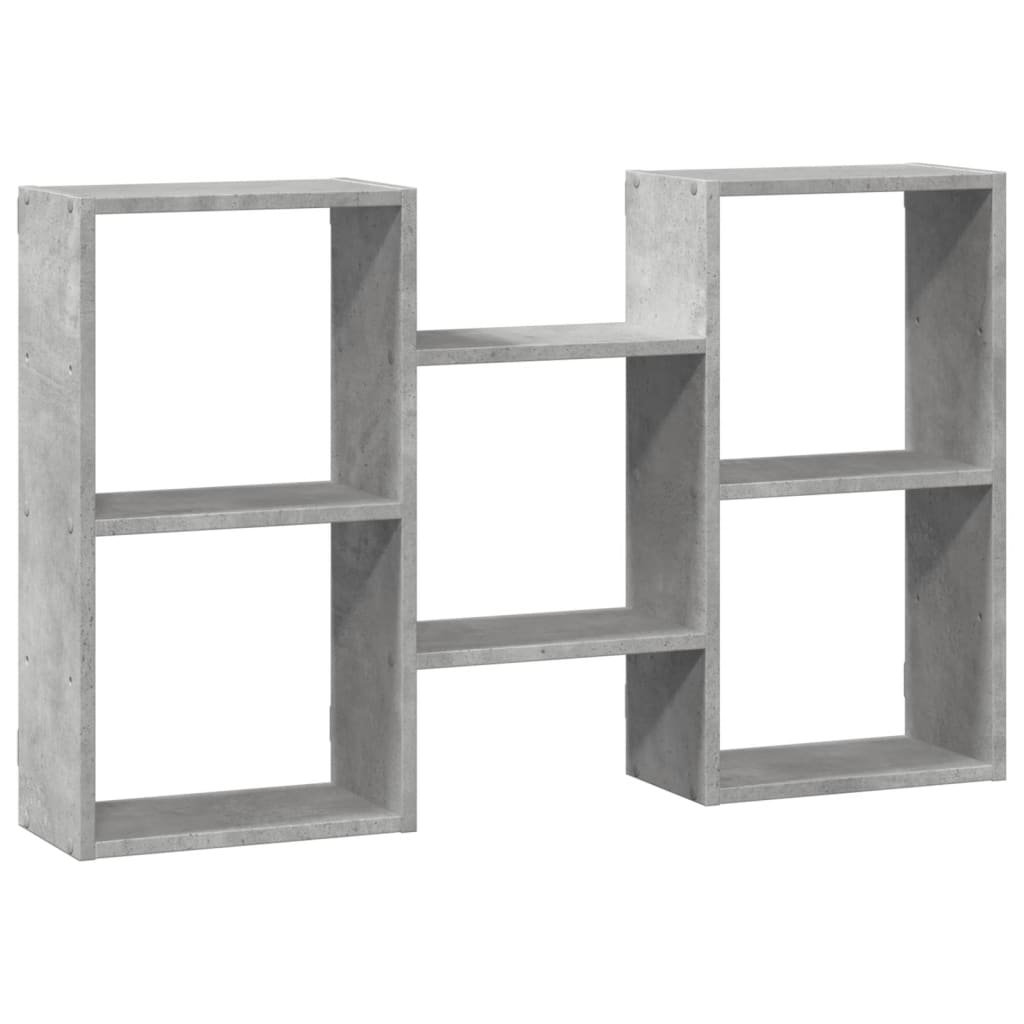 Étagère murale gris béton 96x18x60 cm bois d'ingénierie