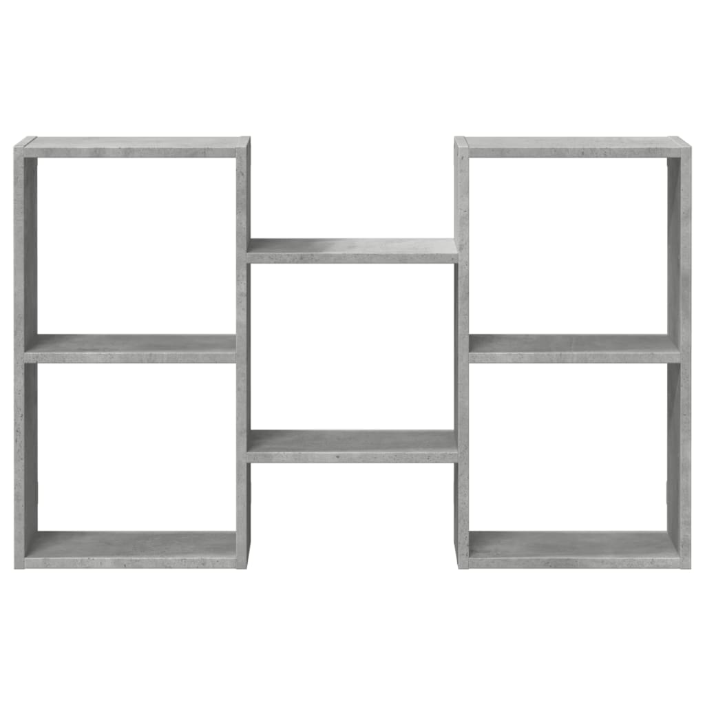 Étagère murale gris béton 96x18x60 cm bois d'ingénierie