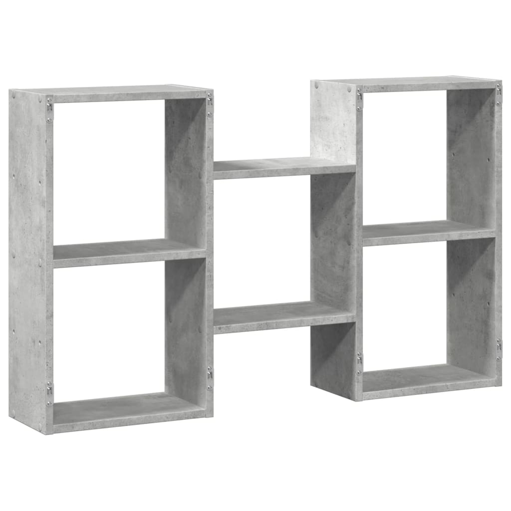 Étagère murale gris béton 96x18x60 cm bois d'ingénierie