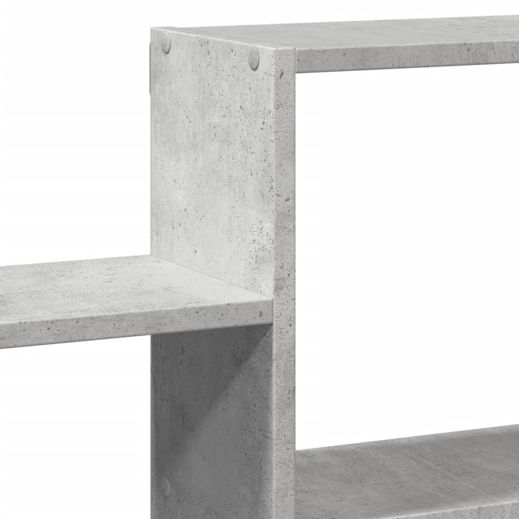 Étagère murale gris béton 96x18x60 cm bois d'ingénierie