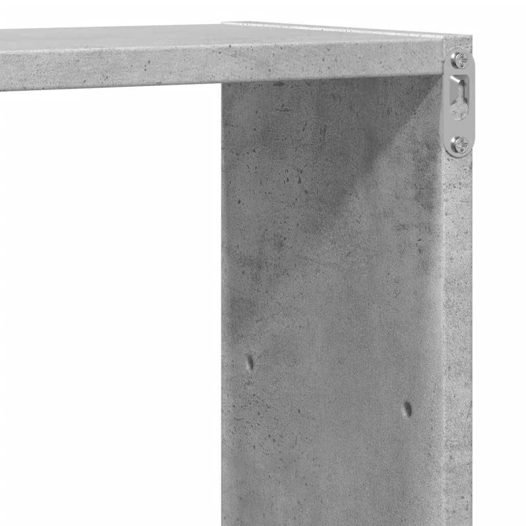 Étagère murale gris béton 96x18x60 cm bois d'ingénierie