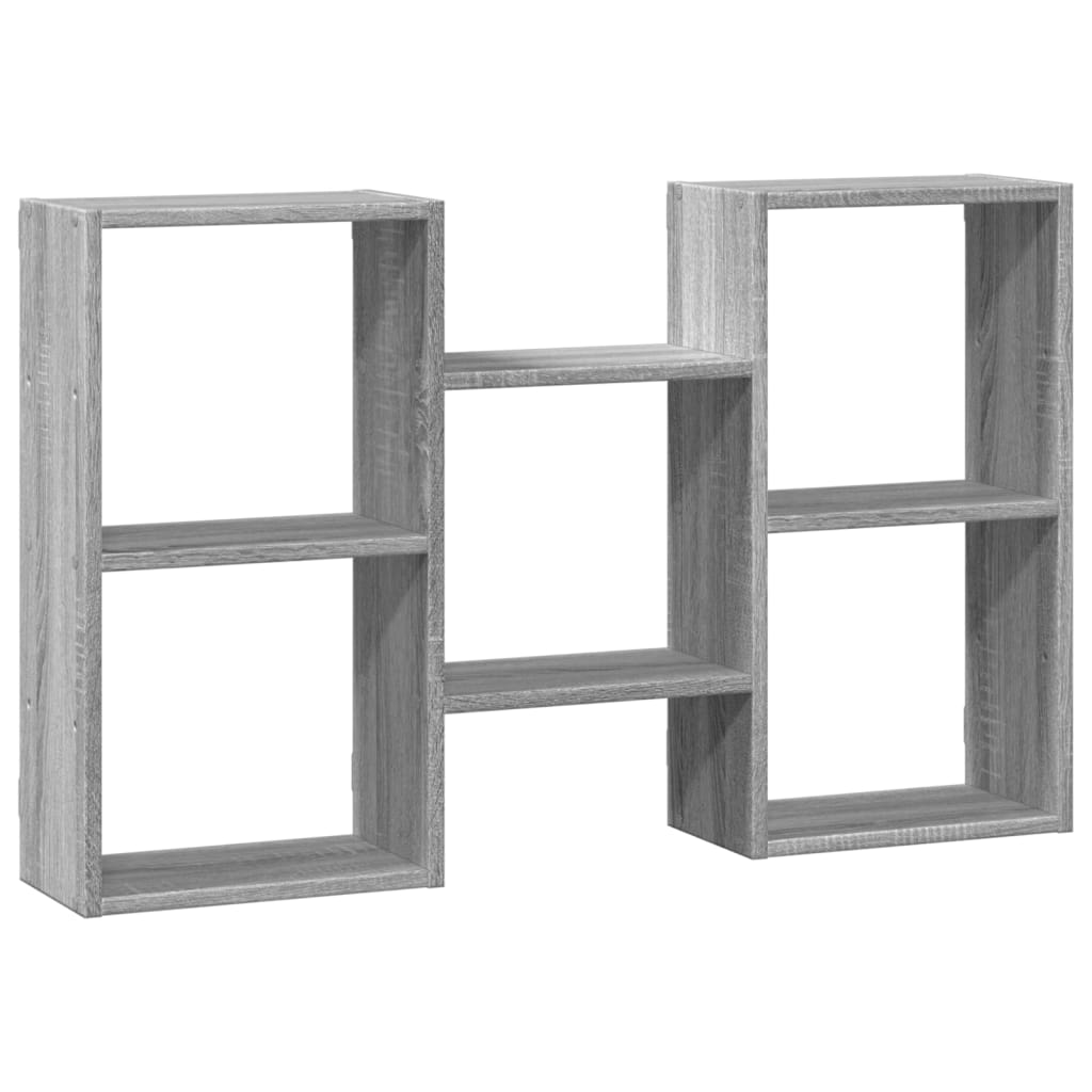 Étagère murale sonoma gris 96x18x60 cm bois ingénierie