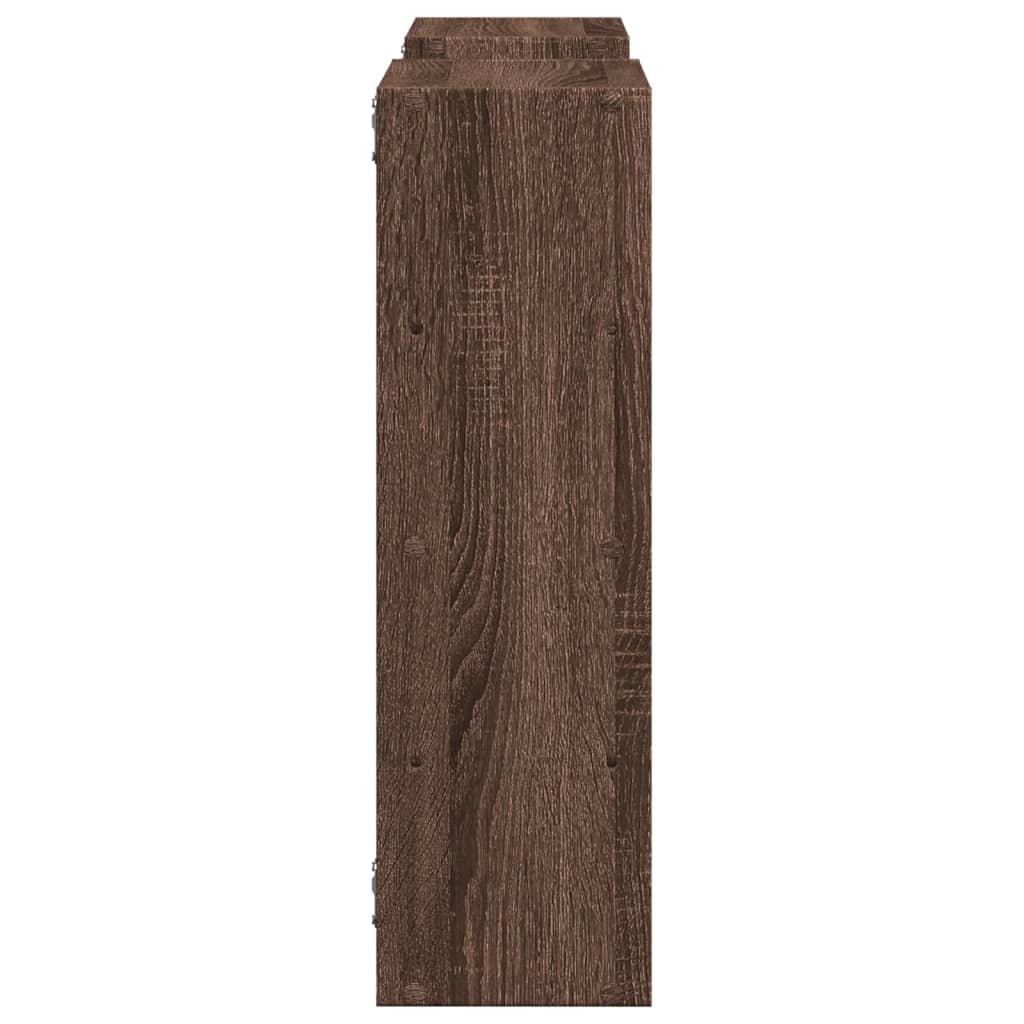 Étagère murale chêne marron 96x18x60 cm bois d'ingénierie