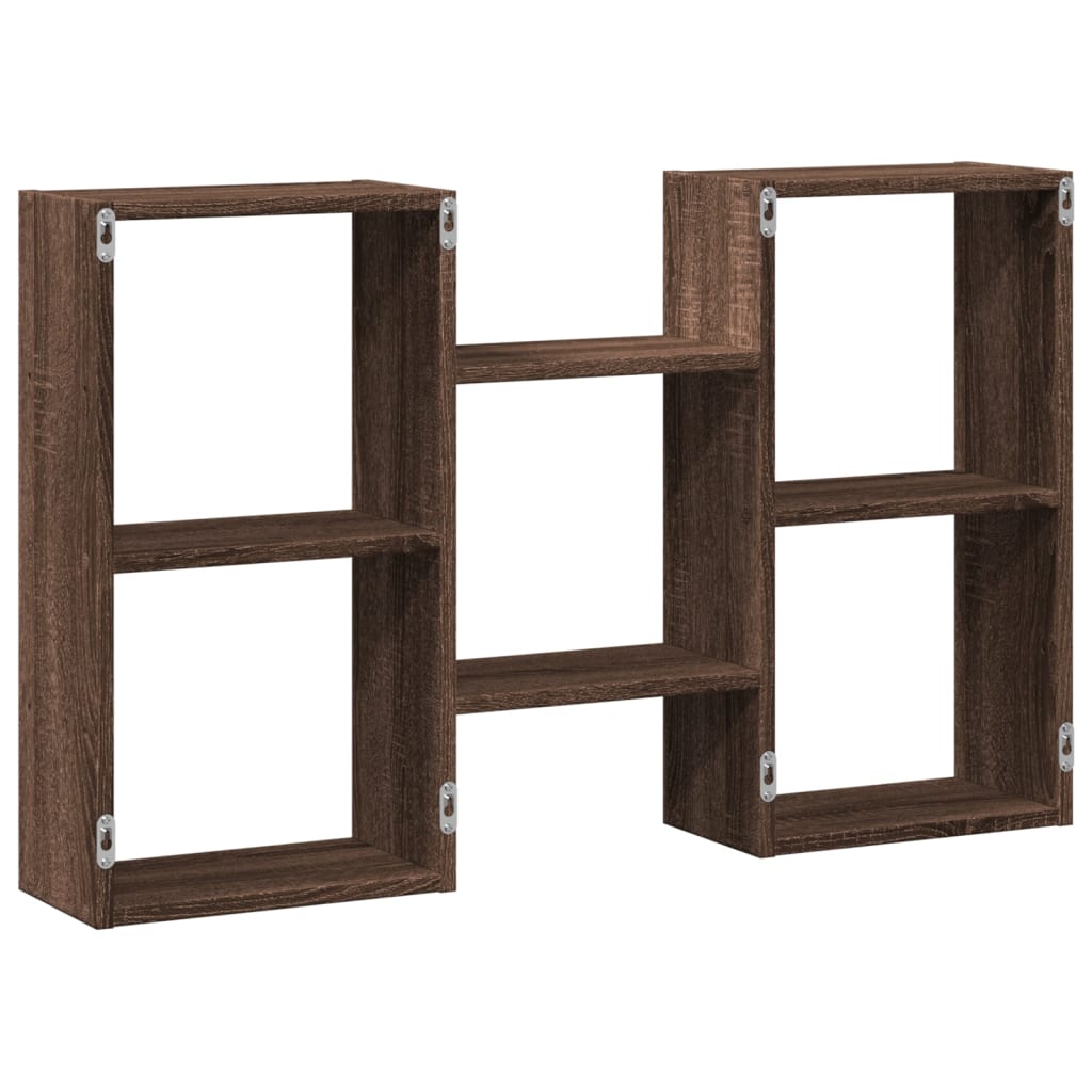 Étagère murale chêne marron 96x18x60 cm bois d'ingénierie