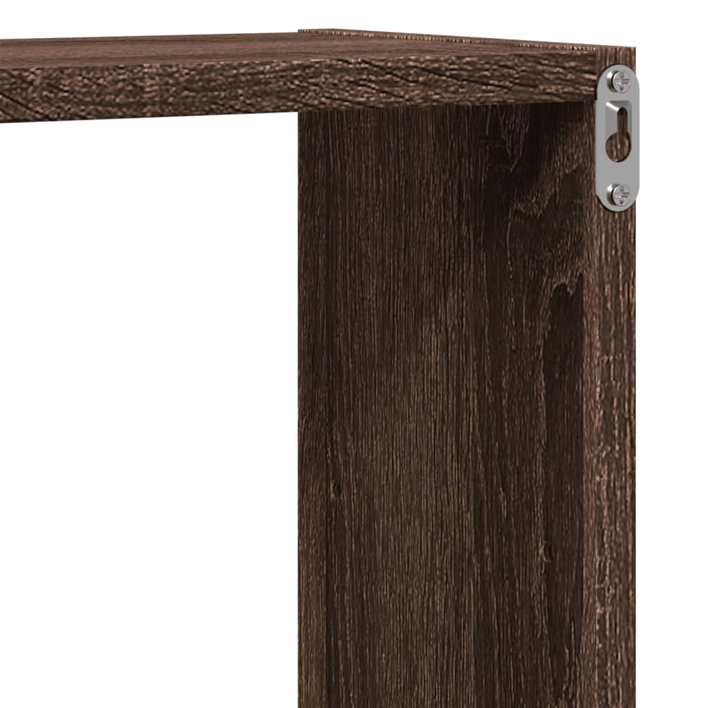 Étagère murale chêne marron 96x18x60 cm bois d'ingénierie