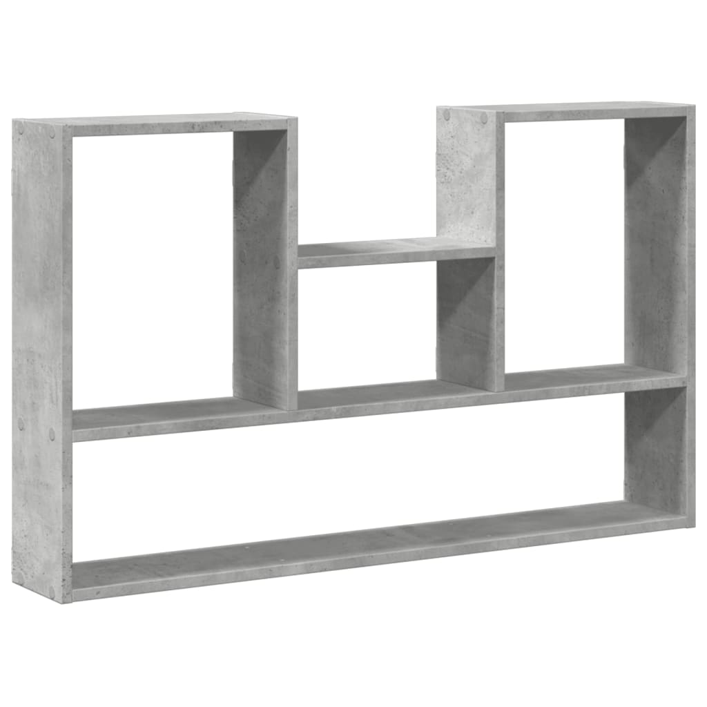 Étagère murale gris béton 99x15x60 cm bois d'ingénierie