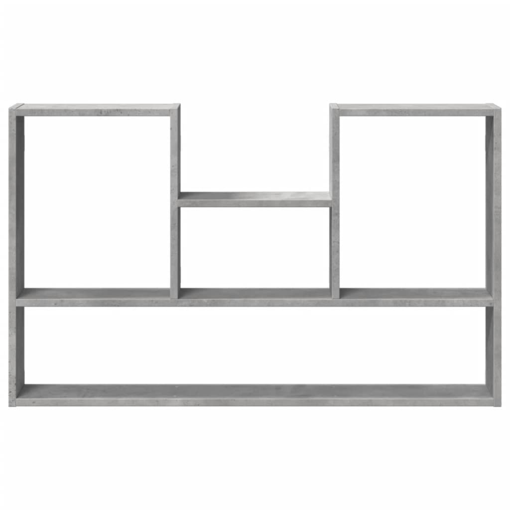 Étagère murale gris béton 99x15x60 cm bois d'ingénierie