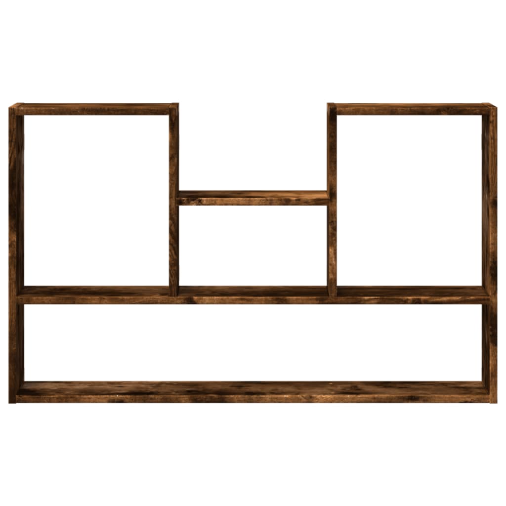 Étagère murale chêne fumé 99x15x60 cm bois d'ingénierie