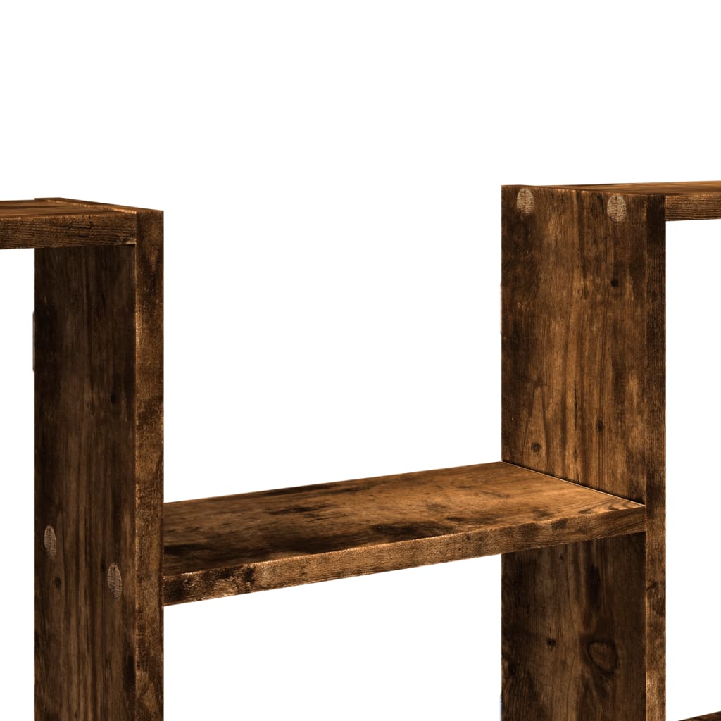 Étagère murale chêne fumé 99x15x60 cm bois d'ingénierie