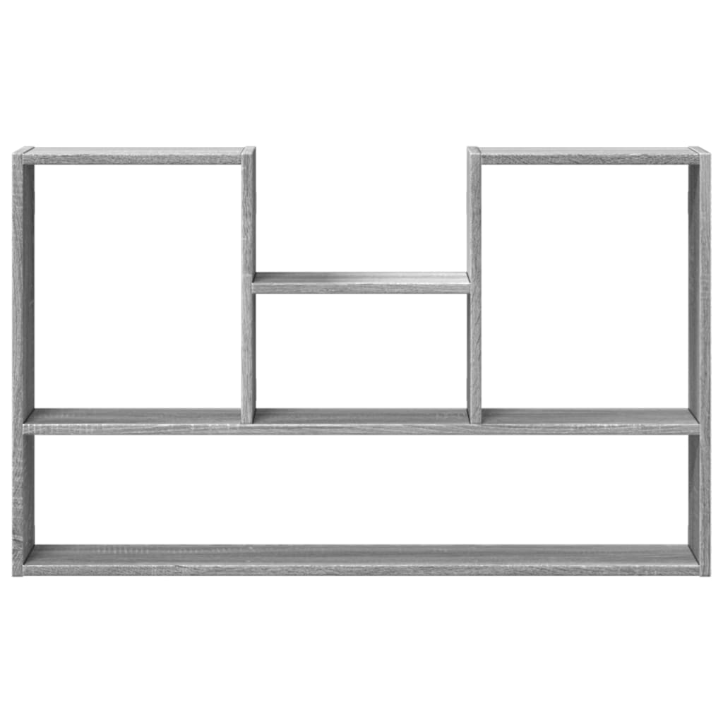 Étagère murale sonoma gris 99x15x60 cm bois ingénierie