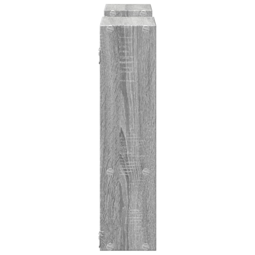 Étagère murale sonoma gris 99x15x60 cm bois ingénierie