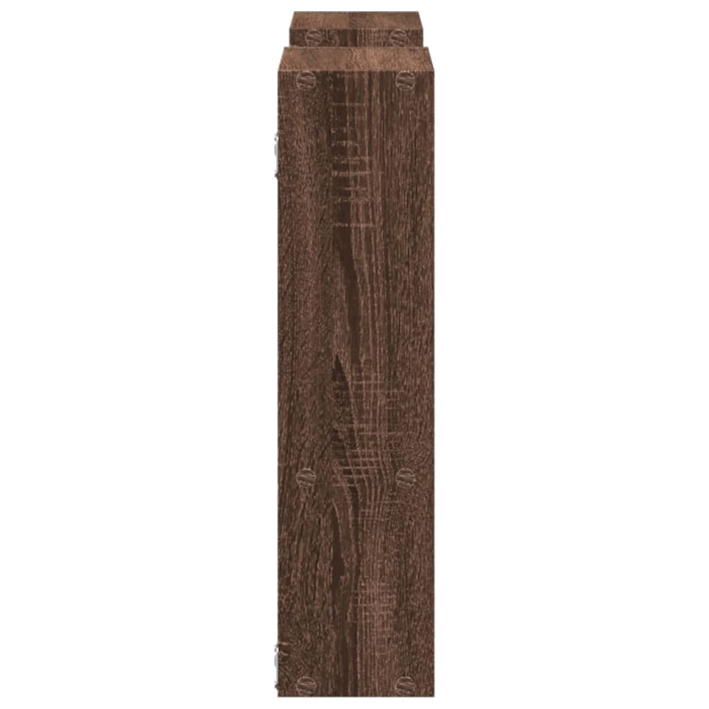 Étagère murale chêne marron 99x15x60 cm bois d'ingénierie