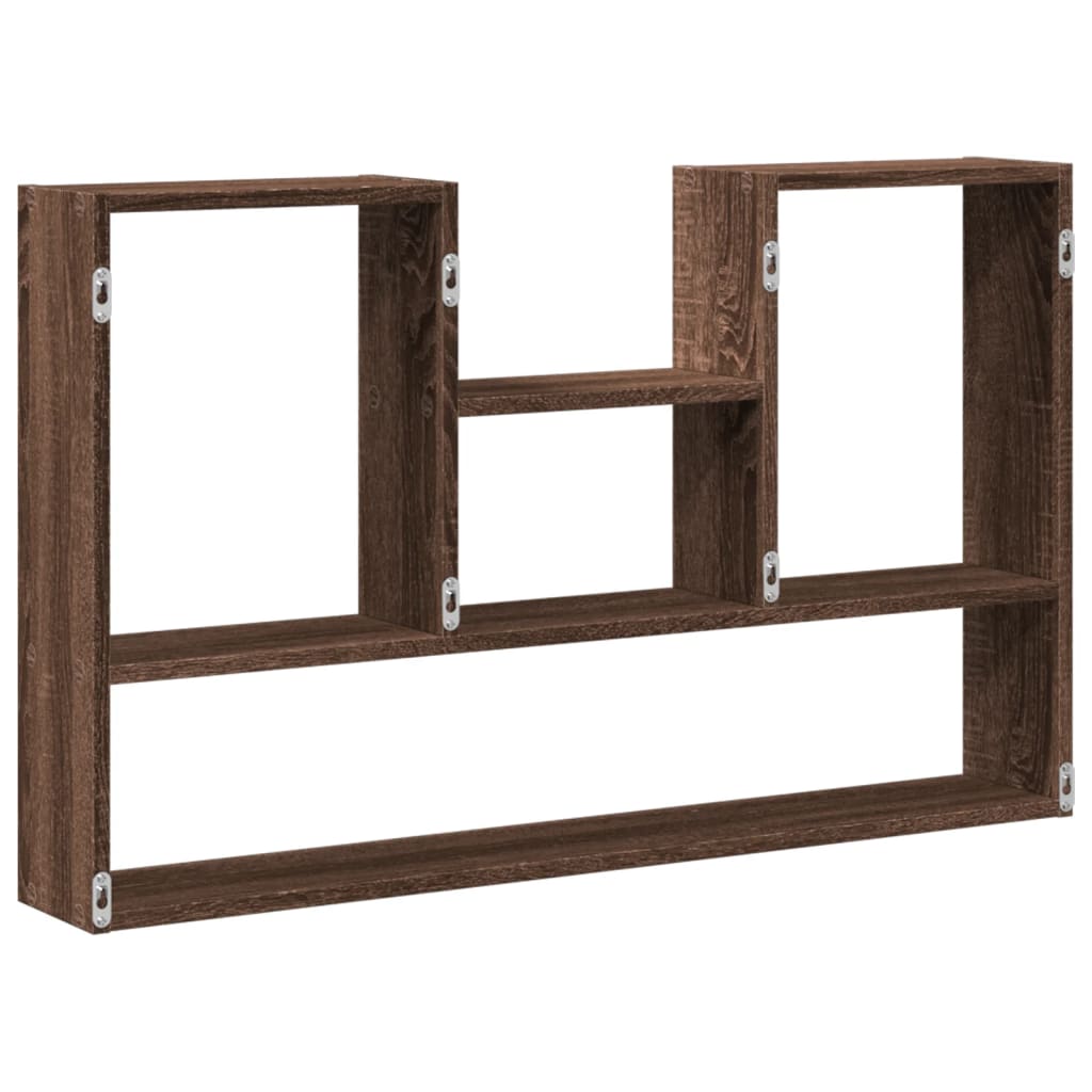 Étagère murale chêne marron 99x15x60 cm bois d'ingénierie