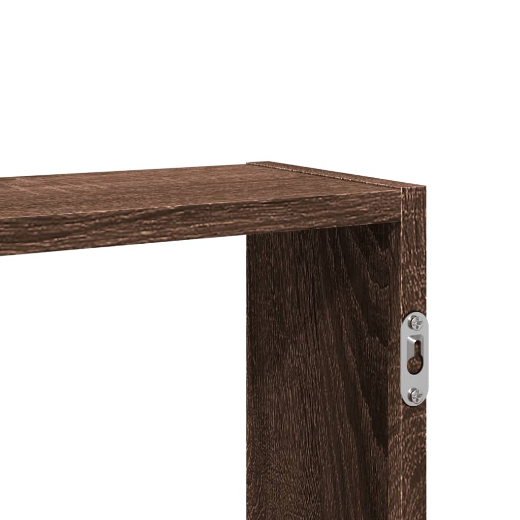 Étagère murale chêne marron 99x15x60 cm bois d'ingénierie
