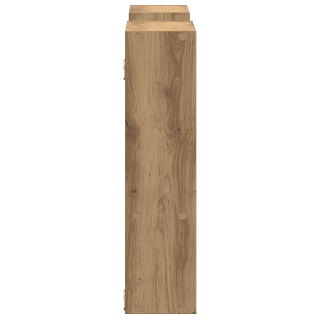 Étagère murale chêne artisanal 99x15x60 cm bois d'ingénierie